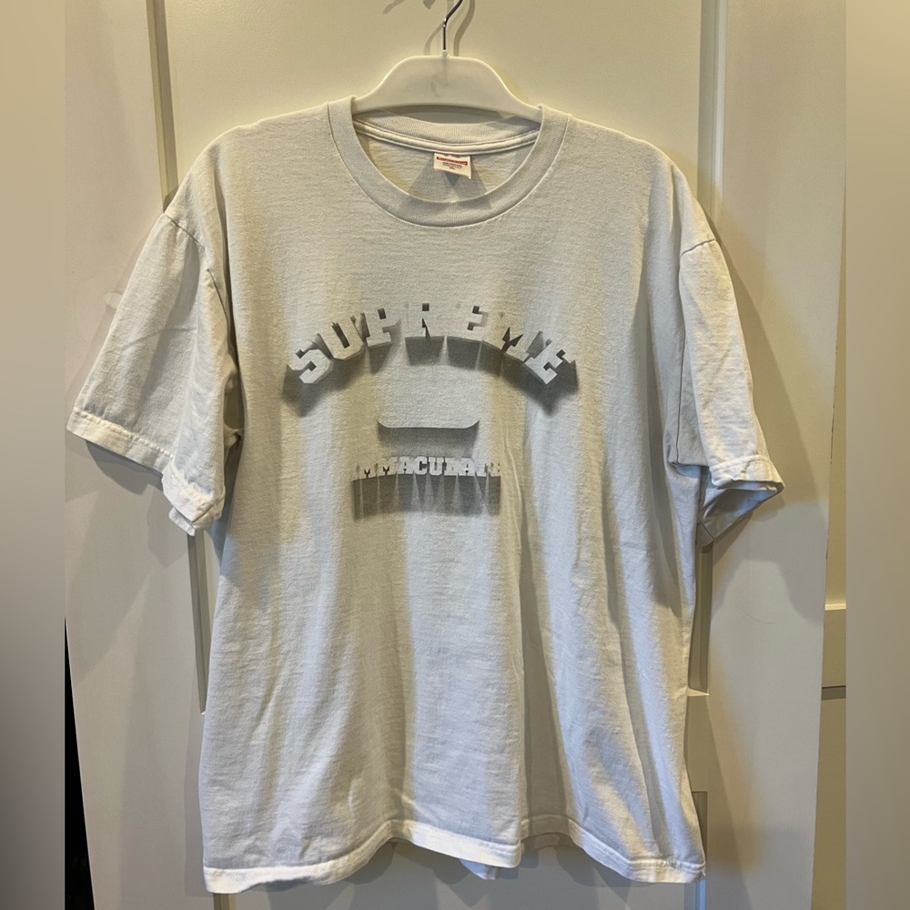 XL supreme shirt worn twice. I'm open to negotiation on the price